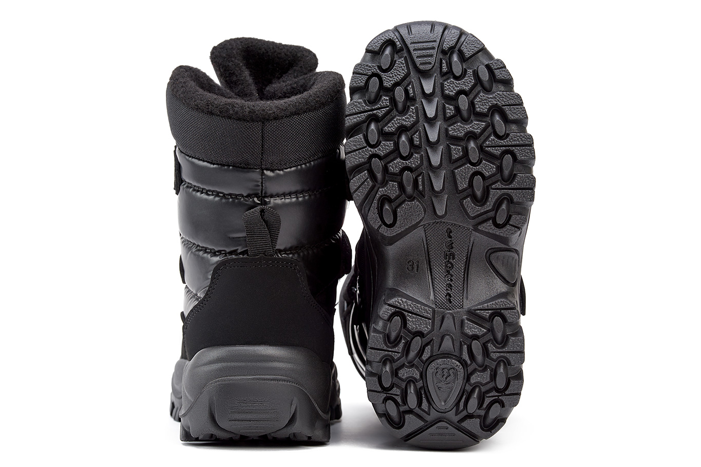 ботинки 9311R черный амаркорд